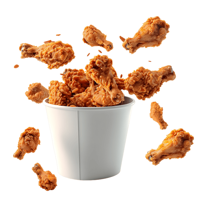 6pcs chicken nuggets in a box