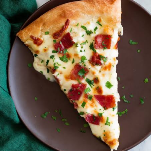 Chicken Alfredo Pizza