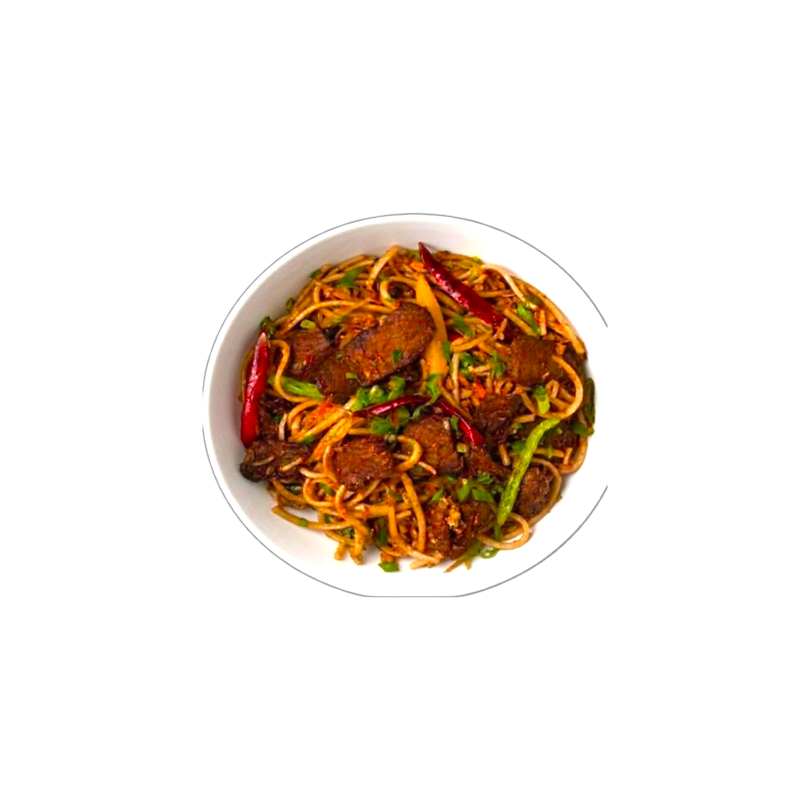 BEEF STIR FRIED CHOW MEIN