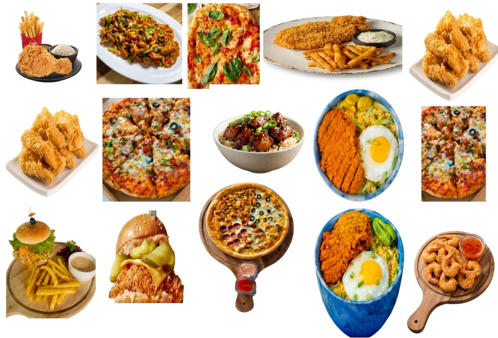 fast food menu