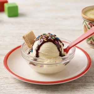 a Mini Sundae with Chocolate Drizzle